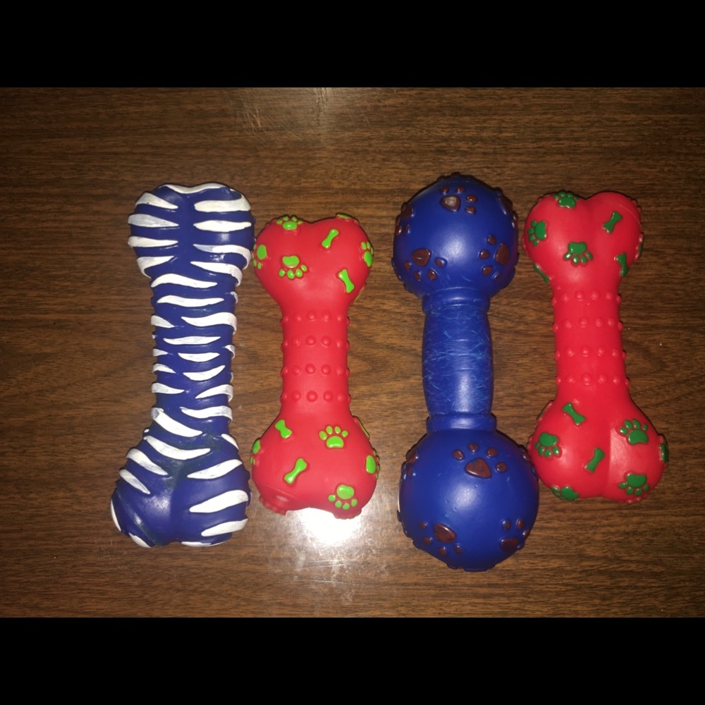 Dog Bone Squeaky Toys